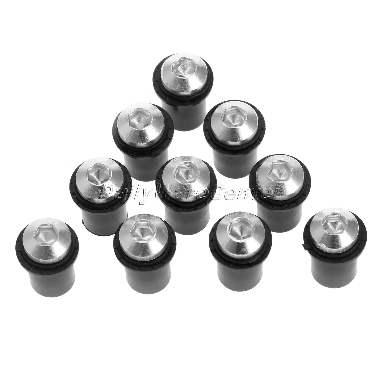 Резиновые гайки для мотоцикла M5 Гайки ветрового стекла лобового латунные окна 5