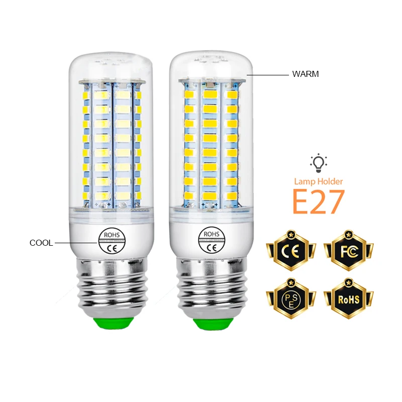 Сопротивление мощности кукурузный светильник 72 светодиодный SMD 5730 Epistar чип E27/E14/B22