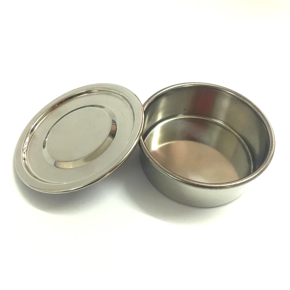 Крышка и лоток для тестового сита диаметром 10 см 304 крышка дно SUS лабораторного