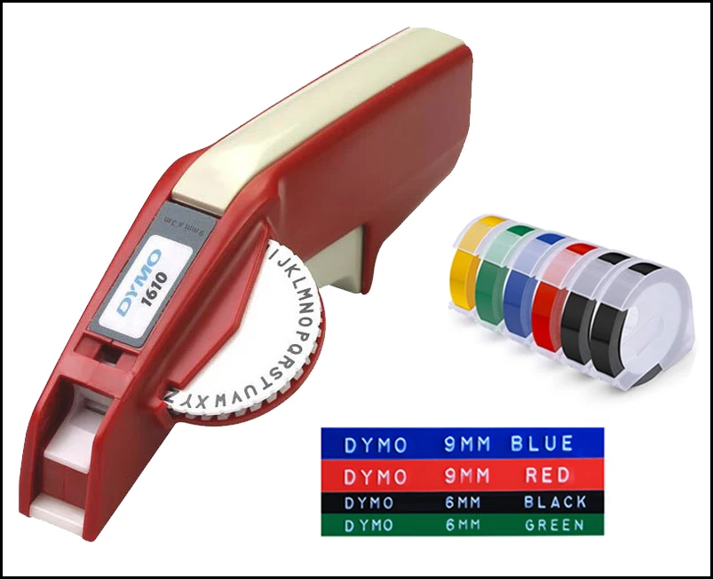 Dymo 1610 ручной производитель этикеток для 3D тиснения пластика 1610 ручной принтер этикеток 1610 для Dymo Органайзер Xpress ручная машина