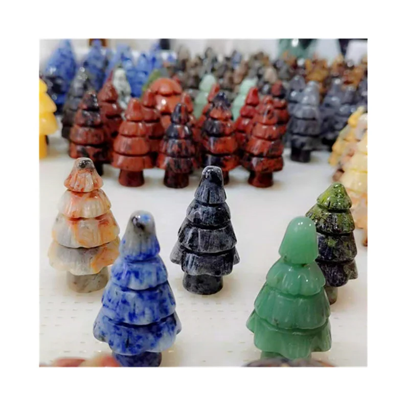 

Натуральные рождественские лечебные кристаллы, камень, смешанный материал для подарков