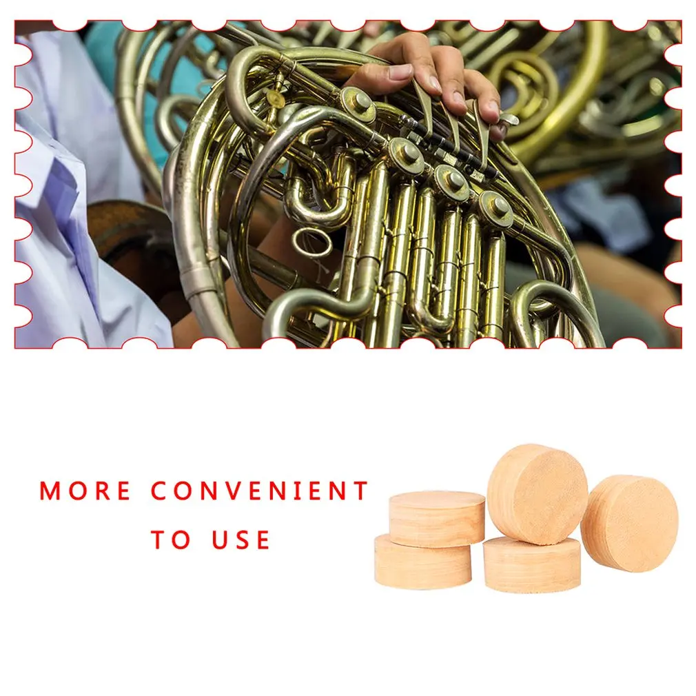 

5Pcs/Set Of Nd152 Wooden Cork For Trombone Repair Parts Brass Accessories Stringed Instruments Wooden Cork