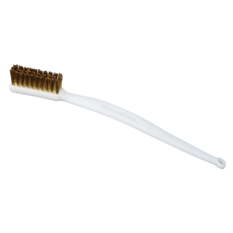 

2022 New Plastic Handle CopperPlated Brush for Industrial Device Practical Cleaning Brush 6.7inch Length Copper Wire Brush