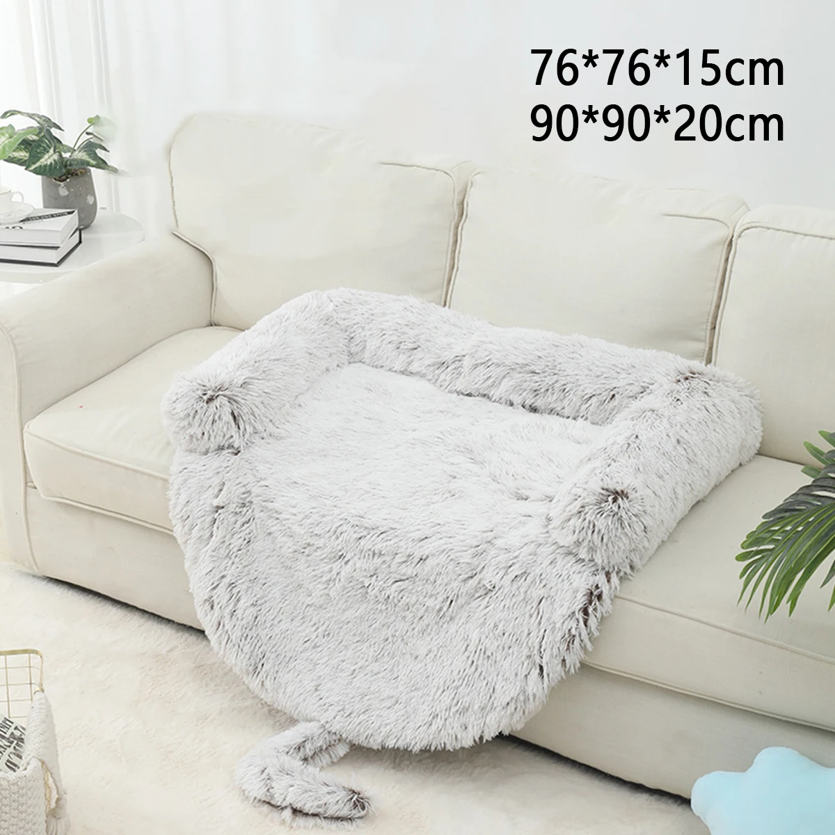 

Washable Pet Sofa Dog Bed Calming Bed For Large Dogs Sofa Blanket Winter Warm Cat Bed Mat Couches Car Floor Furniture Protector