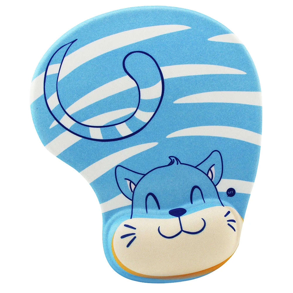 

Cute Cartoon Wrist-Healthy Mouse Pad with Wrist Rest Ergonomic Mause Pad Cat Cow Printed Mice Pad for Laptop Desktop Office Kids