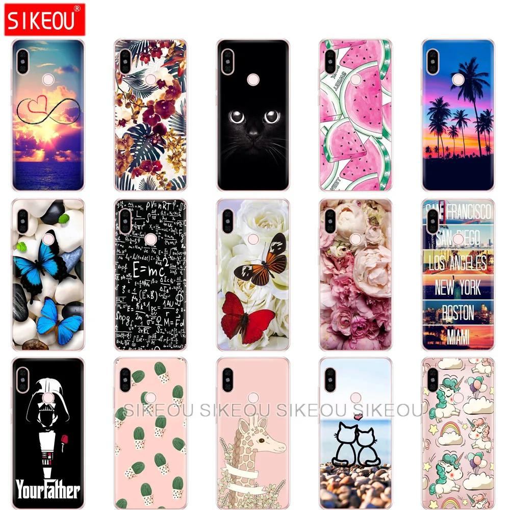 Мягкий силиконовый чехол для Xiaomi Redmi Note 6 Pro 26 '' мягкая задняя крышка из ТПУ