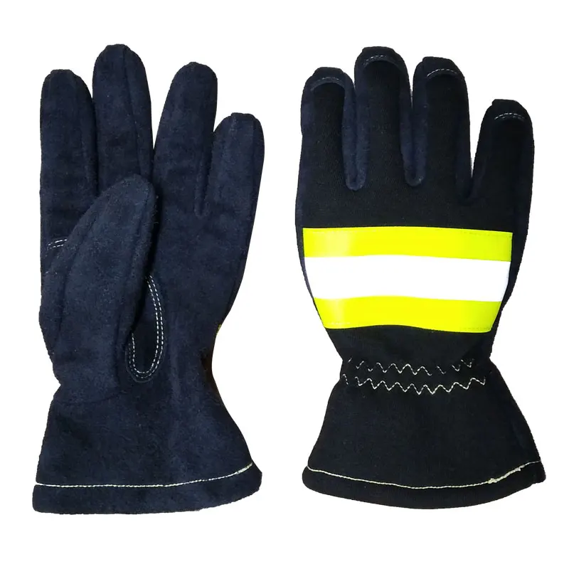 Firefighting Gloves Fireproof Waterproof Wear-resistant and Heat-resistant Leahter Kevlar Fire Sewing Thread Aramid Firefighters