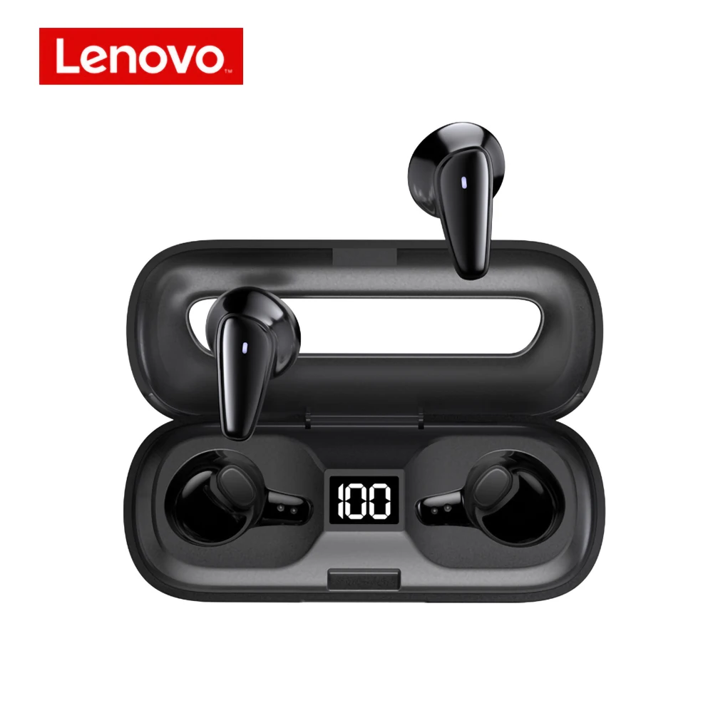 NEW Lenovo XT95 TWS Bluetooth Earphones Ultra Thin Wireless Headphones Touch Control AI With Mic Digital Display Sports Headsets |