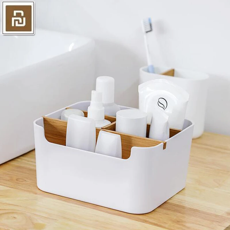 2019 Xiaomi Mijia деревянная коробка органайзер со съемной сеткой|Смарт-аксессуары| |