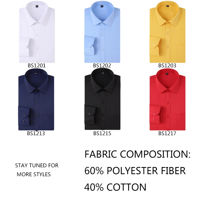 Aoliwen brand 2021 Lapel White Mens Dress Shirts Single Pocket Slim Fit Wedding Shirt Men Solid Color Casual Button Down Shirt