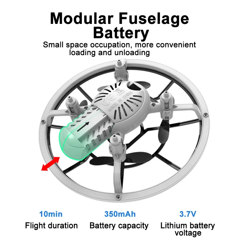 New S122 Mini Helicopter RC UFO Drone Aircraft Hand Sensing Infrared RC Helicopter Small Drone Quadcopter Electric Induction Toy