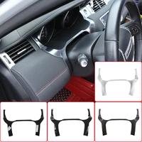 car steering wheel dashboard decorative frame cover trim for land rover range rover evoque 2012 2018 lhd car styling accessories