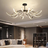 nordic new led chandelier can be rotated 360 degrees and placed at will modern atmospheric light for living room decoration