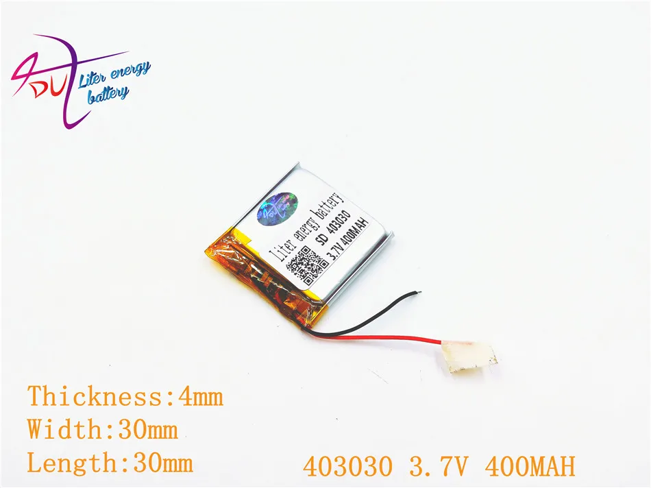 3 7 V 400mAh 383030 403030 литий полимерный ионный аккумулятор для Mp3 MP4 MP5 GPS мобильного