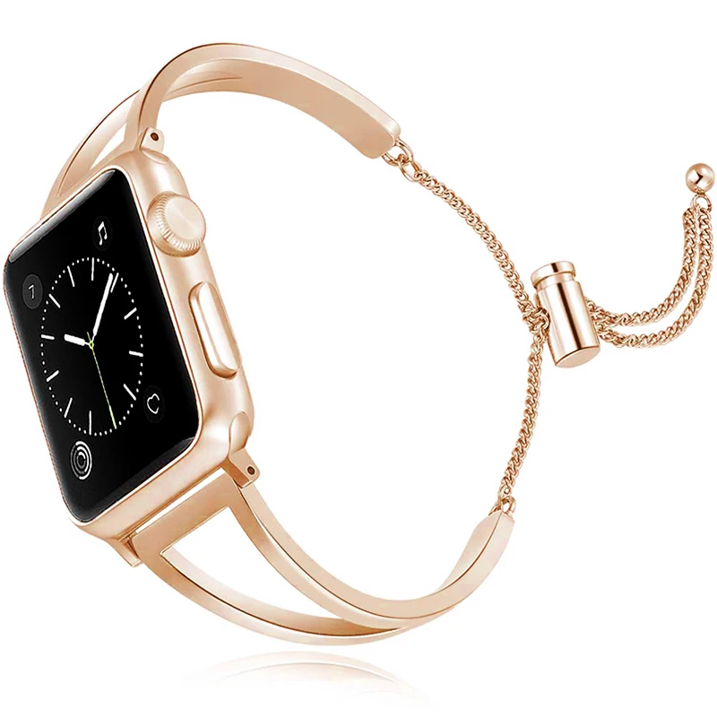 Аксессуары для часов apple watch band 40 мм 38 44 42 iwatch 5/4/2/1 браслет из нержавеющей стали