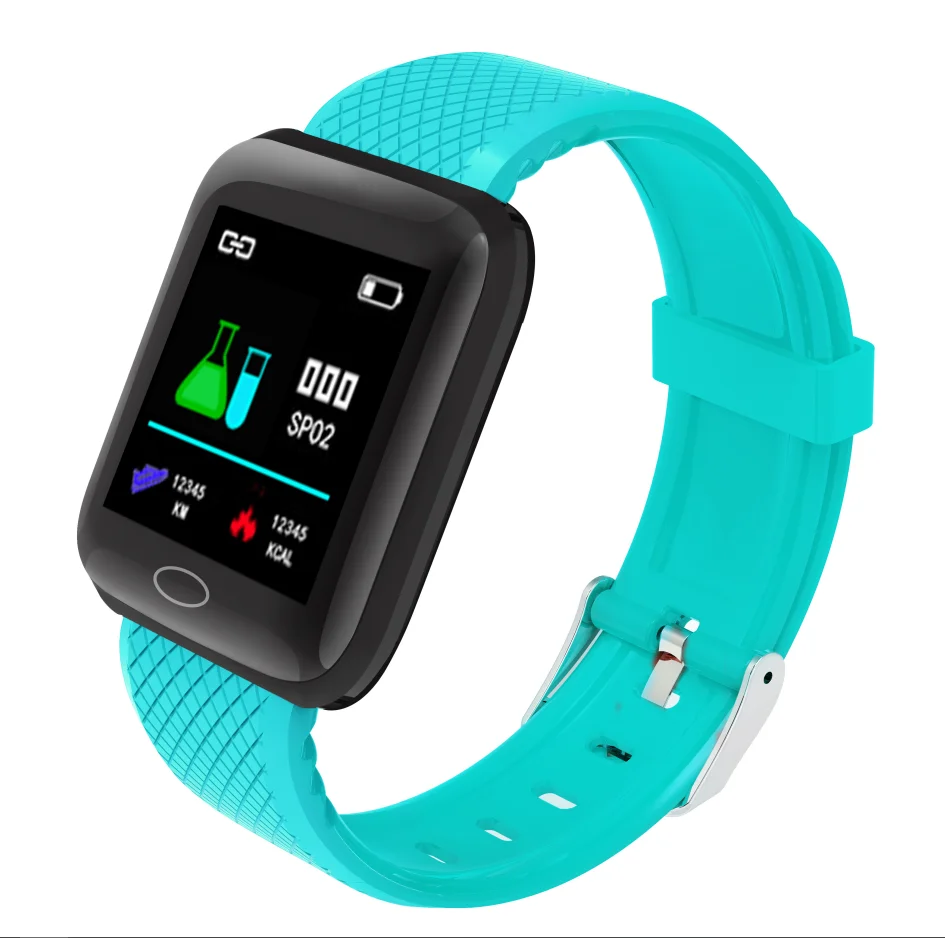 B24 smart bracelet sports pedometer heart rate blood pressure monitoring for Android Apple smart watch  Push Message