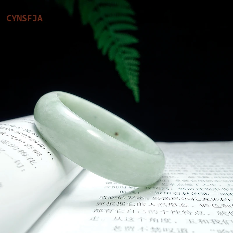 

CYNSFJA Новый настоящий Сертифицированный натуральный китайский нефрит женский счастливый амулет нефритовый браслет Зажигалка зеленый высок...