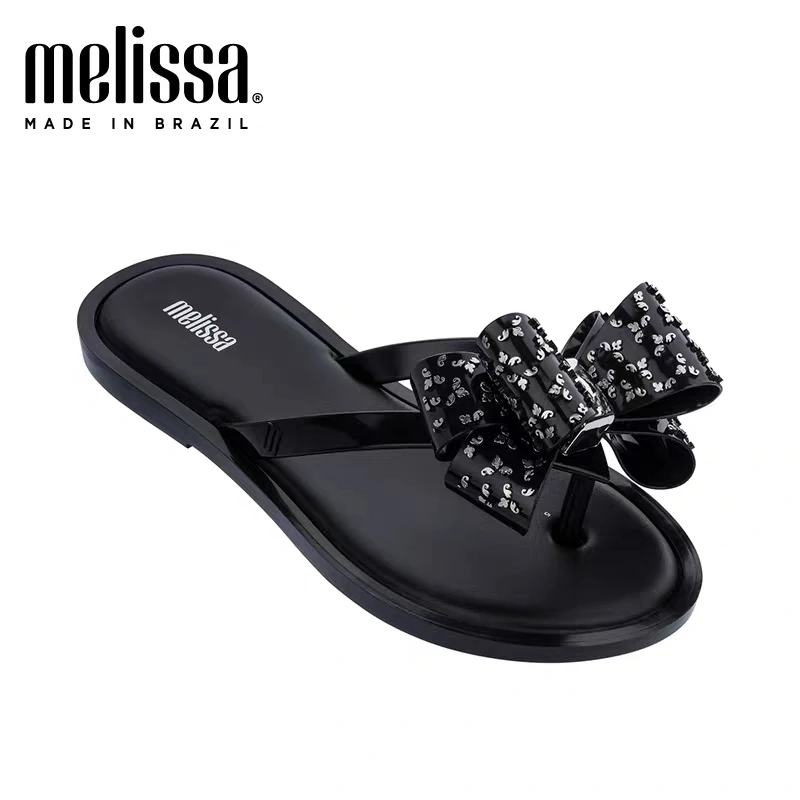 Melissa/обувь высокого качества Модные домашние женские тапочки Нескользящие