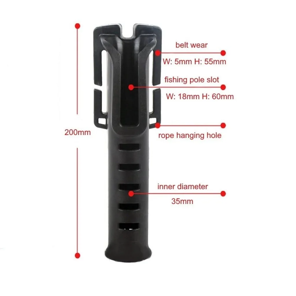 Belt Rod Holder Portable Pole inserter Fishing Multi-function Quick rod Rack Accessories accesorios de pesca | Спорт и развлечения