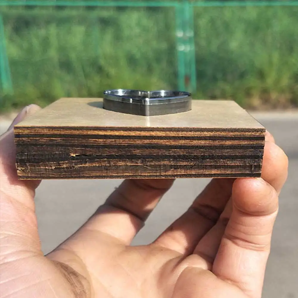 В форме сердца кожа ремесленный Шаблон Резак чашки мат coaster высечки нож формы