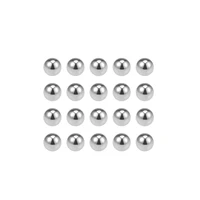 uxcell precision balls 332 solid chrome steel g10 for ball bearing keychain wheel 50pcs