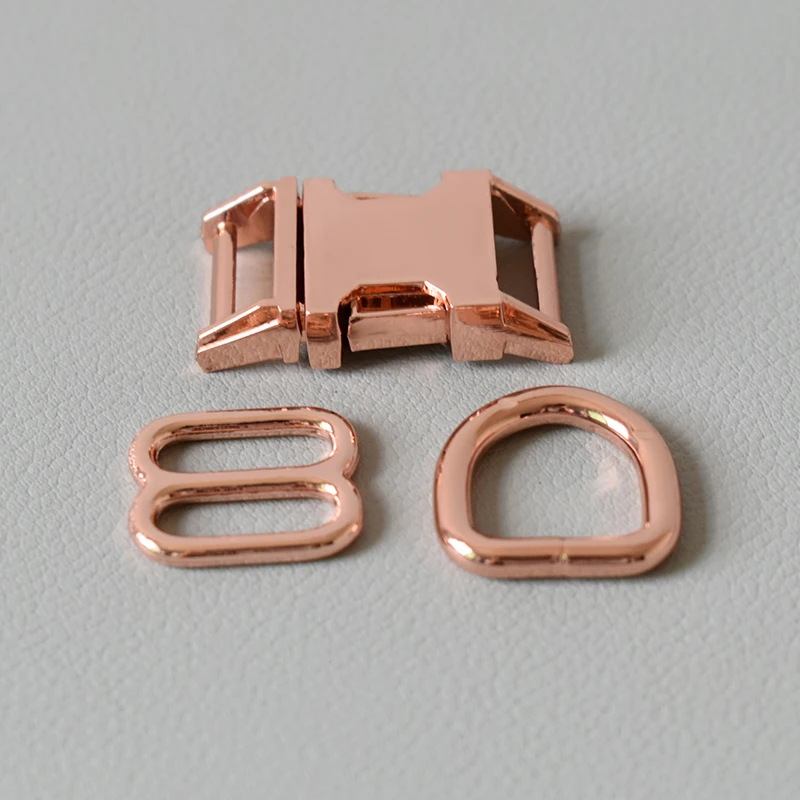 100 костюм розовое золото 5/8 дюймов (15 мм) боковой выпуск металлические пряжки