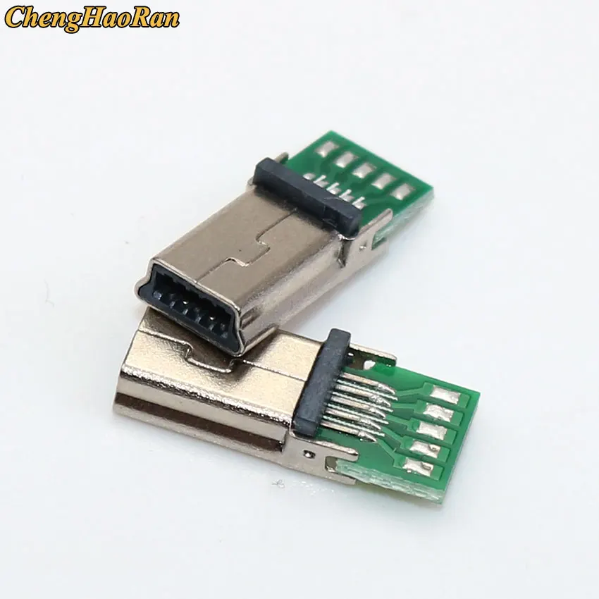 ChengHaoRan 5 шт. мини USB 10 P разъем зарядный адаптер с ПК плата Pin штекер кабель для