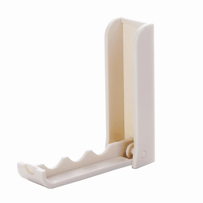 

6 Pcs Foldable Door Hanging Adhesive Hook Household Hidden Clothes Hook Coat Hook Plastic Wall Hanger Closet Hangers Hook