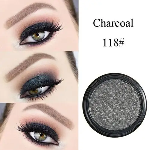18 Charcoal 24 Цвета Пигмент блестящие тени для век портативные натуральные тени для век Косметическая Палетка тени для век TSLM2 - Цвет: 18 Charcoal