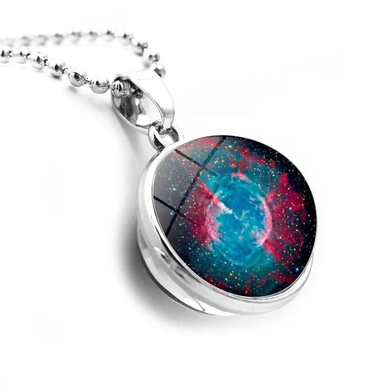 Мужское двухстороннее ожерелье с подвеской в виде стеклянного шара | Украшения и