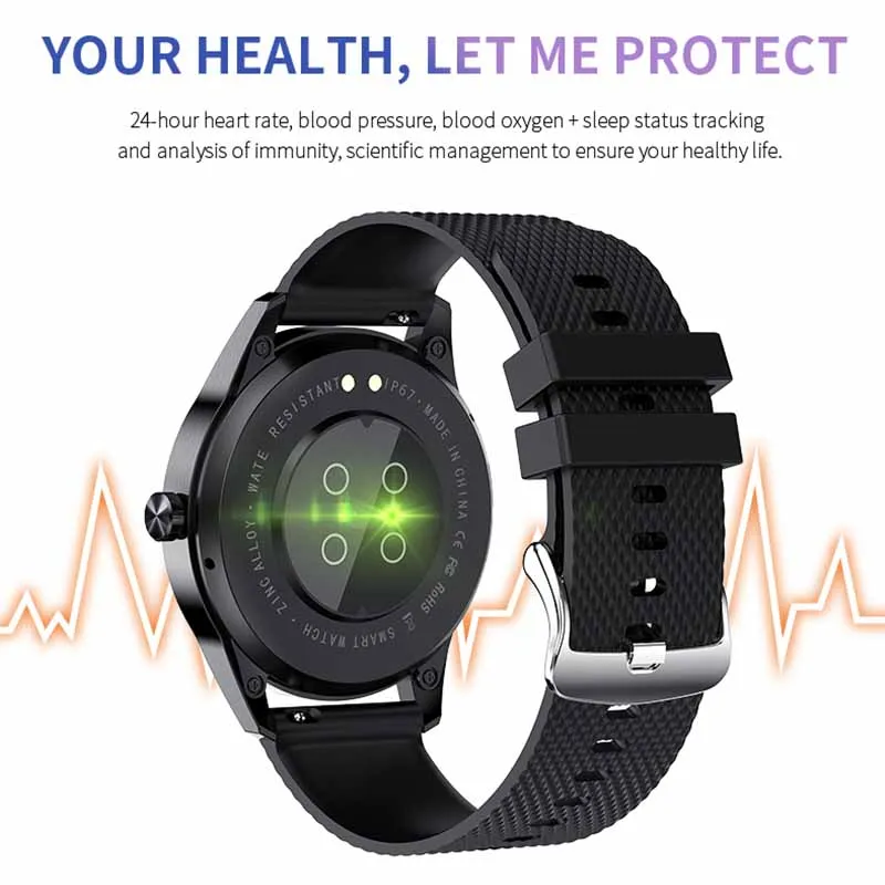 Abay Y20 Bluetooth Вызов Смарт часы для мужчин полный сенсорный Спорт женщин пульсометр