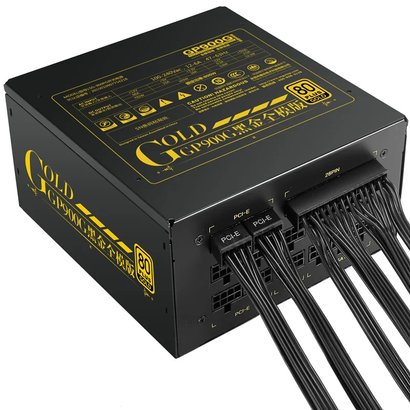 Bestellen Neue Original NETZTEIL Für Segotep Marke Schwarz Gold Volle Module 2080Ti 80PLUS Gold Mute Power Versorgung 800W Power Versorgung GP900G