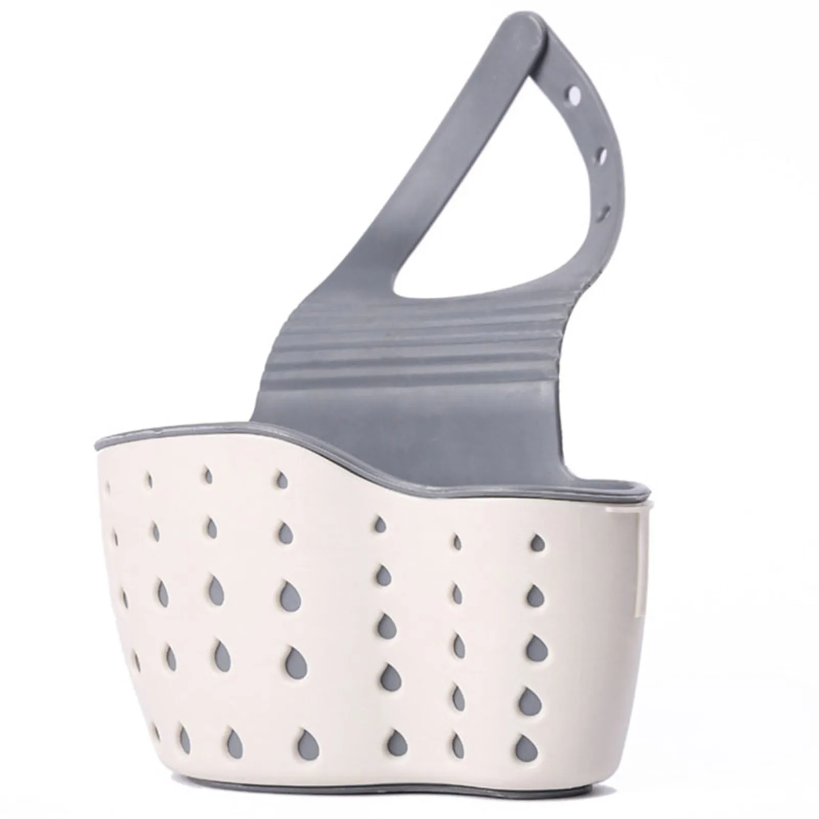 

Sink Shelf Soap Sponge Drain Rack Rubber Storage Basket Bag Faucet Holder Adjustable Kitchen Accessory DFDS889