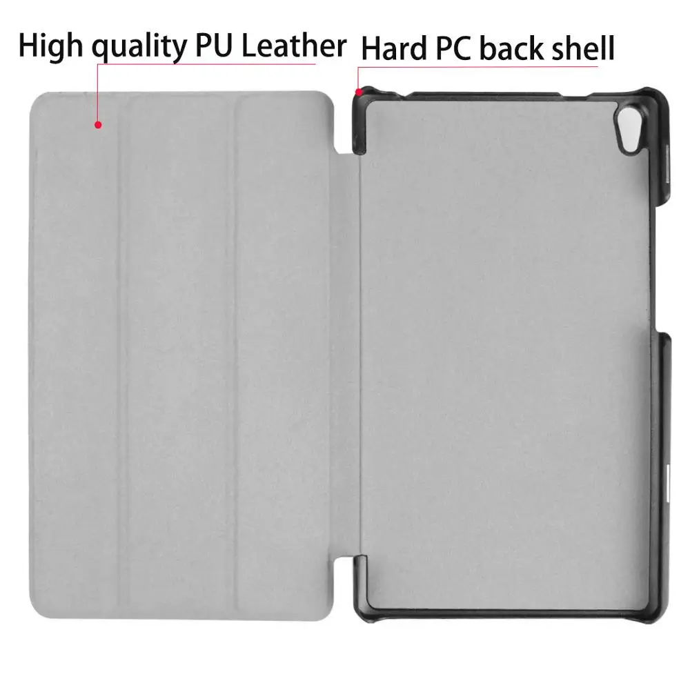 Умный Магнитный чехол для lenovo Tab3 8 Plus P8 TB-8703F TB-8703X кожаный планшета Tab 3 Чехол +