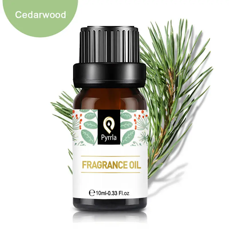 

Pyrrla 10ml Cedarwood Fragrance Essential Oil For Aromatherapy Diffusers Flower Fruit Essential Oils White Musk Orange Blossom