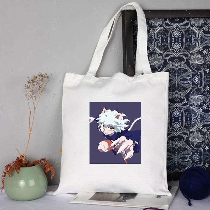 

Reusable Bag Hand Bags for Women Canvas Tote Printed Full Time Hunter Sac Shopping Free Shipping Designer Handbags Women's 2021