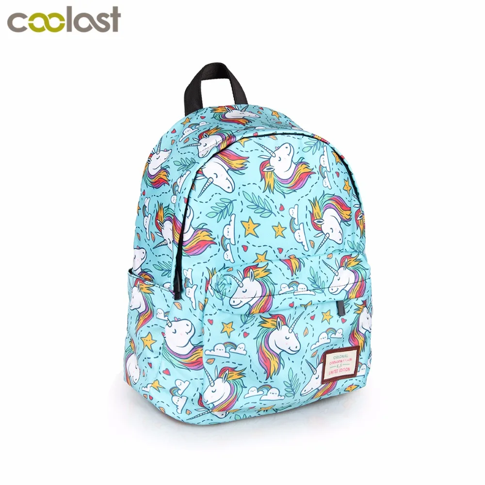 Рюкзак для девочек-подростков с мультипликационными животными единорогом