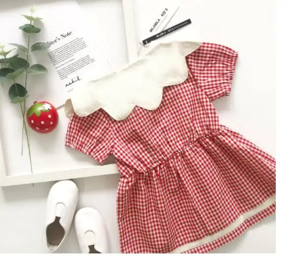 Платье для маленьких девочек 6 шт./лот детская одежда летние платья с коротким