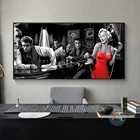 Джеймс, Дин, Мэрилин, Монро, Элвис, Пресли, холсты, нарисованные плакаты, настенное искусство, декор для гостиной