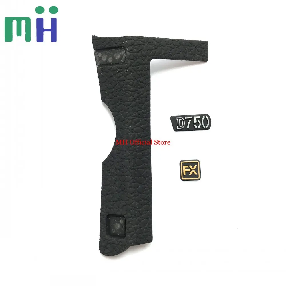 Для Nikon D750 Передняя FX логотип имя сбоку резиновая крышка камеры запасная часть