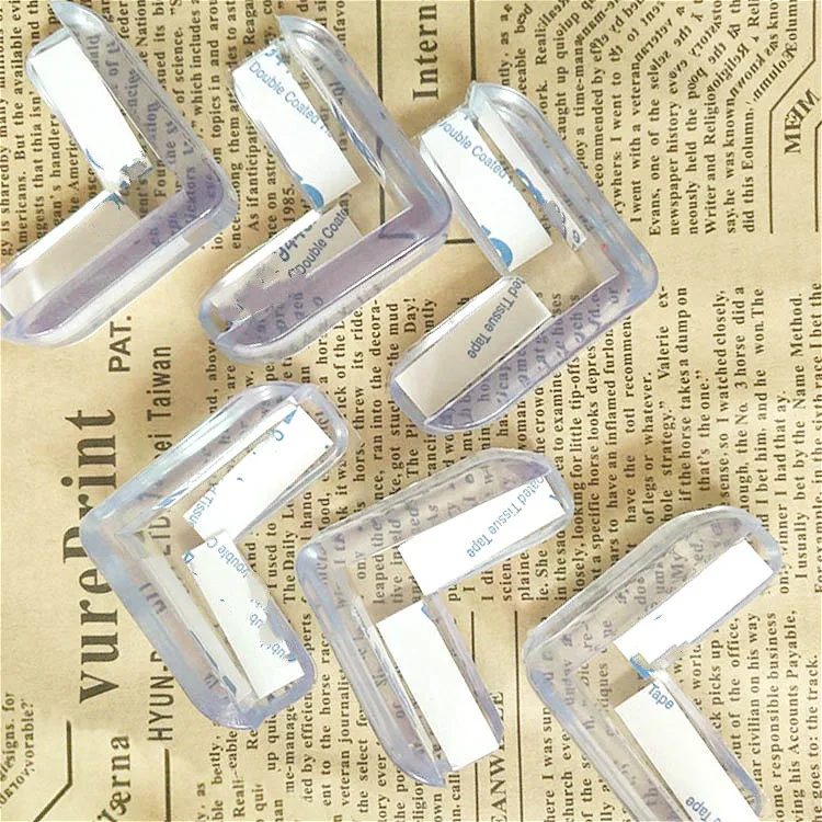 Protector de silicona de seguridad para beb&eacute;s, cubierta de protecci&oacute;n de borde de esquina de mesa, anticolisi&oacute;n, 10 piezas-2