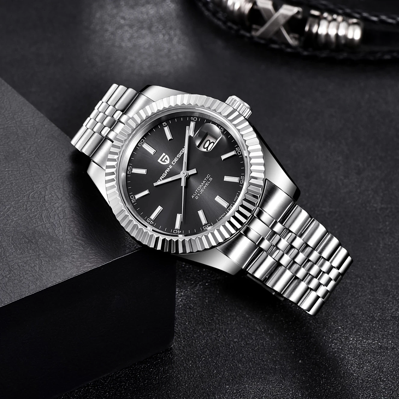 

PAGANI DESIGN Top Brand Mechanical Watch Luxury Sapphire Automatic Watch Stainless Steel 100M Waterproof Men Watch Reloj Hombre