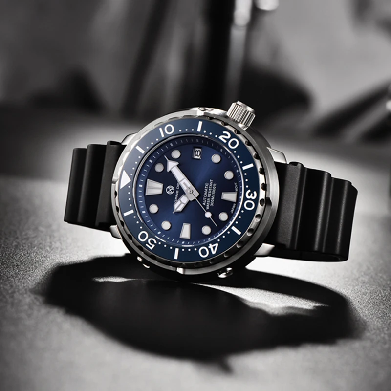 

PAGRNE дизайн Для Мужчин's дайвера часы 300 м Водонепроницаемый спортивные механические наручные часы Топ Фирменная сапфирно-Стекло часы Relogio