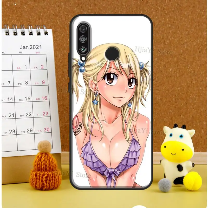 Пикантные Люси Fairy Tail для Huawei P40 Lite P20 P30 Pro Mate 20 чехол P Smart 2021 Z 2019 крышка|Бамперы| |