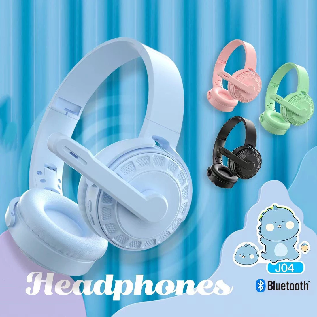 

Стереонаушники Bluetooth, наушники, музыкальная гарнитура, FM-радио и поддержка TF-карты с микрофоном для мобильного телефона Xiaomi Iphone Sumsamg планшет...
