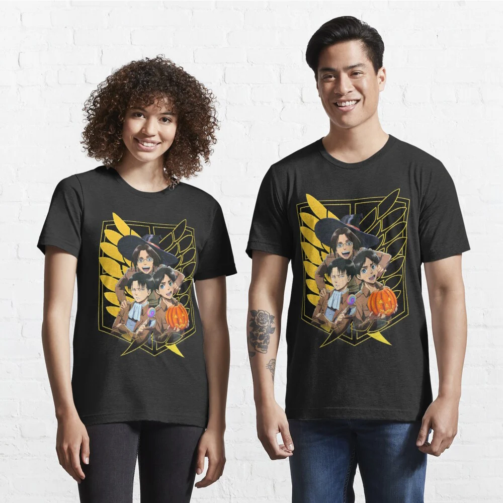 

Футболка мужская оверсайз с аниме «финальный сезон», топ с круглым вырезом и коротким рукавом, в стиле Харадзюку, на лето