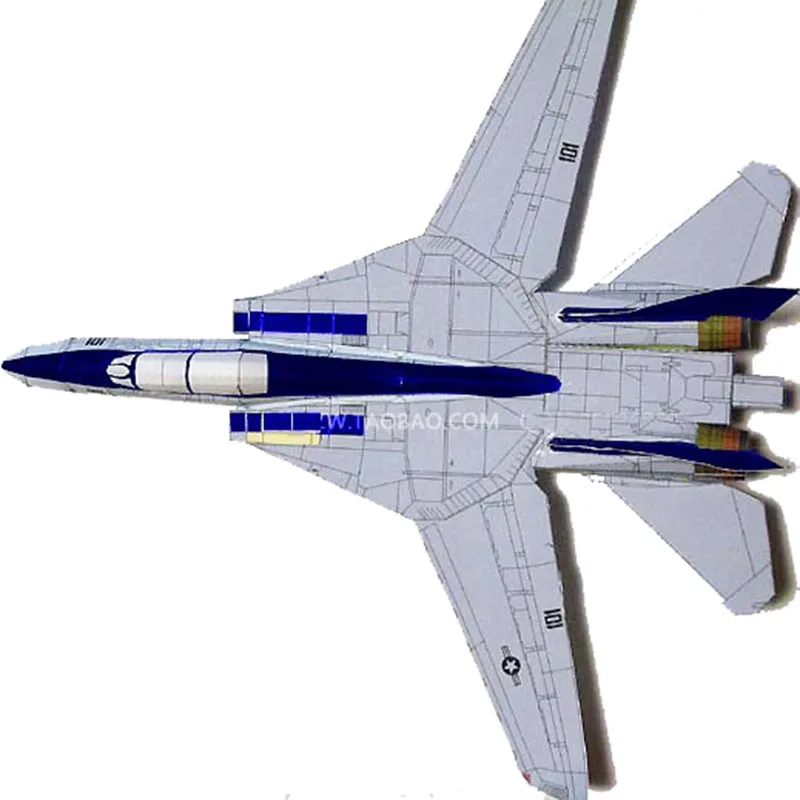 1:70 нам F14 Tomcat истребитель DIY Бумага модель ремесло игрушка оригами|paper model toy|paper
