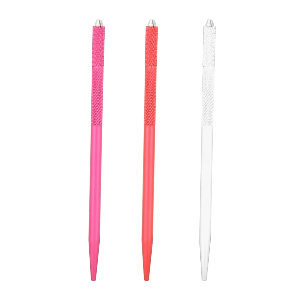 3 цвета самодельный съемный карандаш для татуажа бровей микроблейдинга лезвие