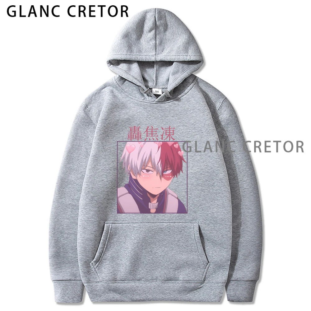 

Harajuku My Hero Academia Hoodies Men Japanese Anime My Hero Academia Streetwear Graphic Sweatshirts Unisex Tops Hoody Male