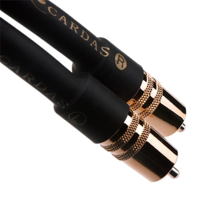 

CARDAS RCA to RCA Audio Cable Oxygen Free Copper Silver Plated Shielding Fever Grade Audio Amplifier Canon Signal Cable